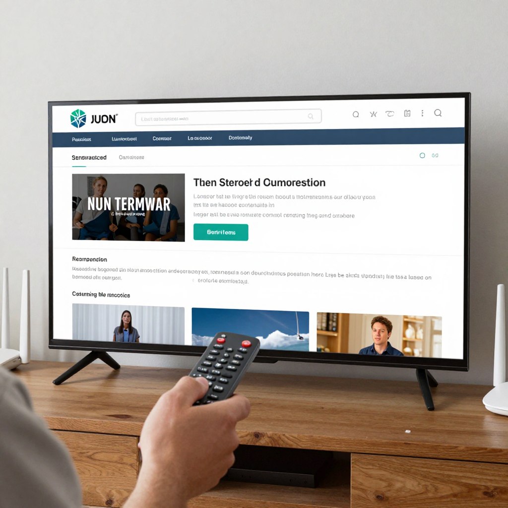 setting up the best IPTV service on a smart television
